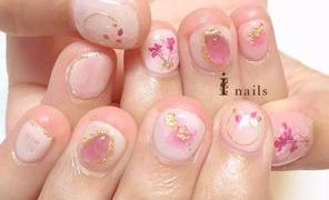 フラワーニュアンスネイル