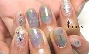 くすみタイダイネイル