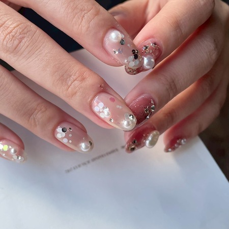 キラキラ冬ネイル【narumi】のサムネイル