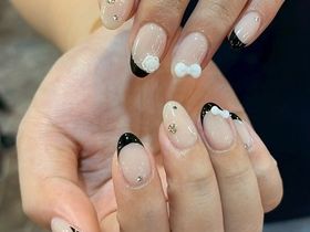 リボン×フレンチネイル【yuma】