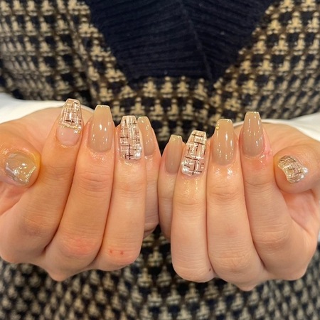 ツイードネイル【yuma】のサムネイル