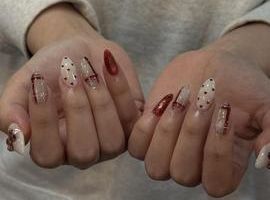 うるうるマグ×ボルドーチェック/miku