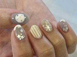 雪だるま×星ネイル/Airi