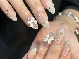 キラキラ冬ネイル/Airi