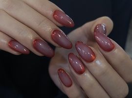 ちゅるんレッドネイル/Airi