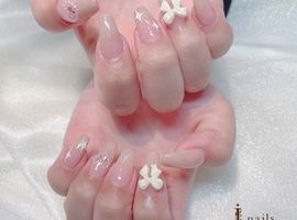 グラデ×リボン