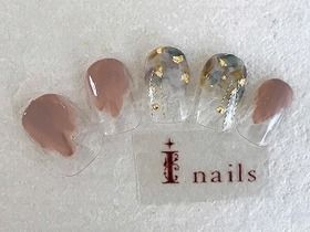 タイダイ塗りかけデザインネイル　【担当】菖蒲