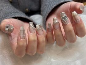 ビジュ―グレージュチェック【担当】中山