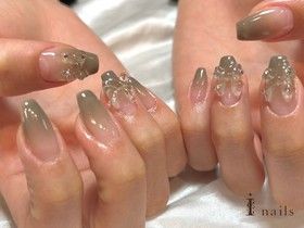 グレージュグラデりぼん【担当】森本