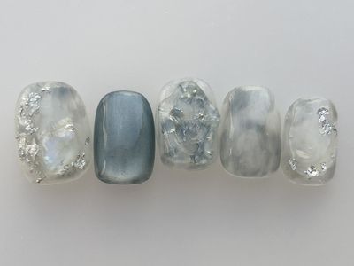 もやもやブルーグレージュ　Kokoha