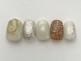 ベージュツイード　Amane