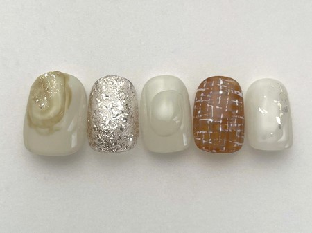 ベージュツイード　Amaneのサムネイル