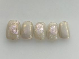 ニュアンスベージュラメ　Natsumi.t