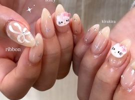 キティちゃんネイル