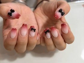 赤グラデネイル【担当】新井