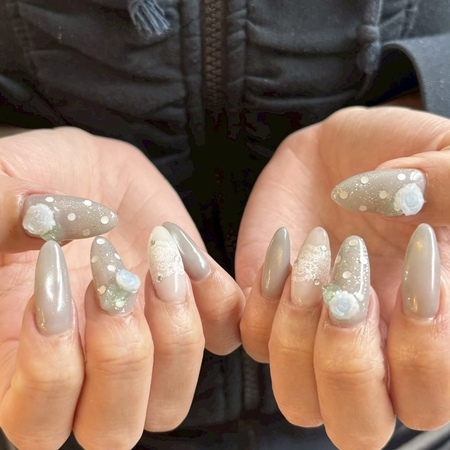 バレエコアマグネットネイル【担当】平田のサムネイル