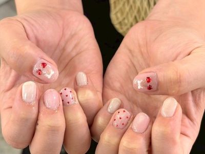 さくらんぼマグネットネイル【担当】寒郡