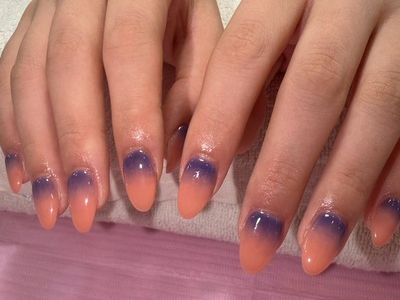 バイカラーグラデーションネイル【担当】桒原