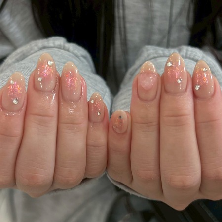 ハートチークネイル¥7800【担当藤井】のサムネイル