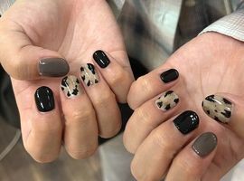 モノトーンレオパード【新宿/パラジェル】