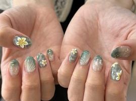 プルメリアネイル#横浜#パラジェル