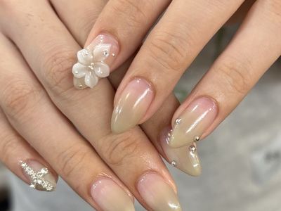 ベージュグラデーションネイル【担当】NISHIYAMA