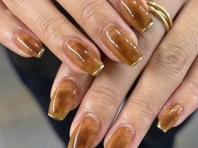 べっ甲ミラーネイル【担当】NISHIYAMA