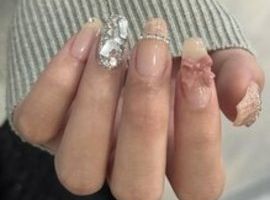 ツイードネイル［梅田/パラジェル］