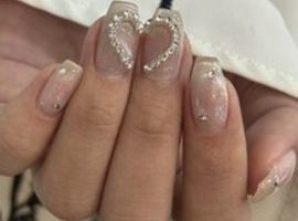 チェーンハートネイル［梅田/パラジェル］