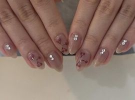 ぷっくりさくらんぼネイル［梅田/パラジェル］