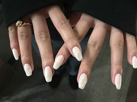 ホワイトミラーネイル【rei.n】