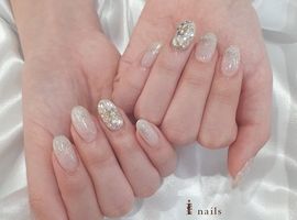 きらきら埋め尽くしネイル￥8310