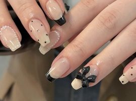 【Karin.m】black×beige