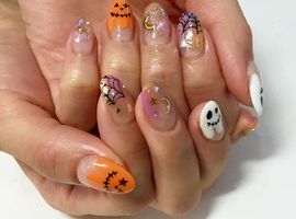 ハロウィンネイル♪