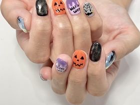 ハッピーハロウィンネイル　【担当】佐藤