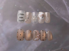 【new year nail 】