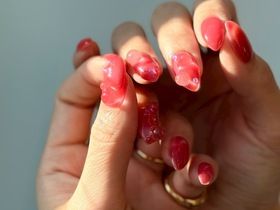 [ビーズネイル]