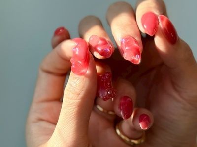 [ビーズネイル]