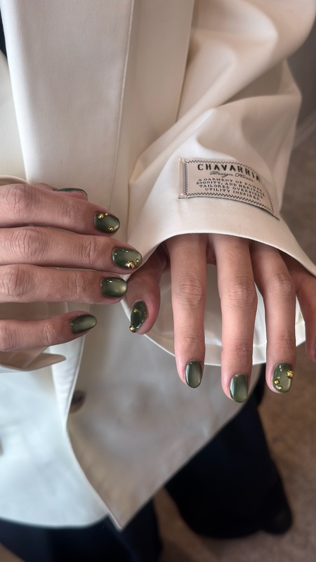 お抹茶ネイルのサムネイル