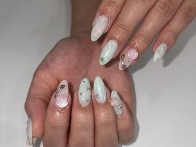 トレンドガーリーネイル　designed by ann