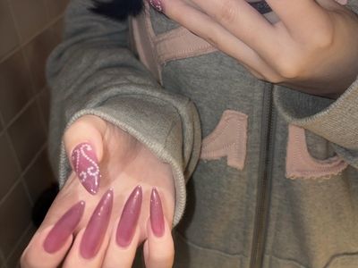 トレンドパープルネイル　designed by ann