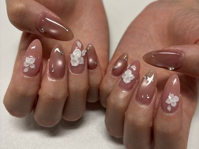 トレンド薔薇アートネイル♡　designed by yuuna