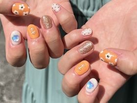 ガーリーフラワーネイル【担当】舘下