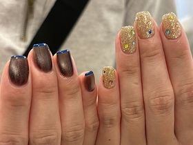ちぐはぐシンプルネイル【担当】舘下