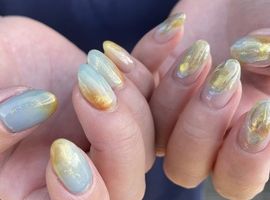 夏空ニュアンスネイル