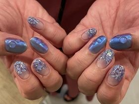 紫陽花ネイル【担当】押田
