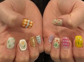 お花ネイル