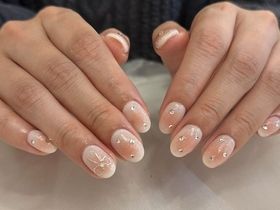 チークリボンネイル【担当】北