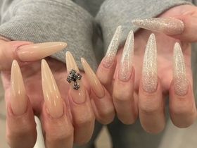シンプルロングネイル【担当】本山