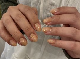 オレンジインクネイル